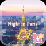 Night in Paris-かわいい壁紙・アイコン-無料 [+]HOME by Ateam