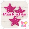 壁紙無料-Pink star-かわいいきせかえ・アイコン [+]HOME by Ateam
