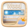 Wood GO Weather Widget
Theme GOLauncher EX