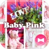 Baby Pink 壁紙きせかえ +HOME by Ateam