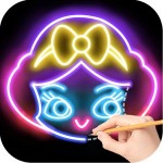 Draw Glow Princess Draw apps for free