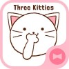 かわいい壁紙アイコン 3匹の猫ちゃん 無料 +HOME by Ateam