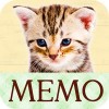 待受にメモ帳　小さな猫メモ帳ウィジェット無料 peso.apps.pub.arts