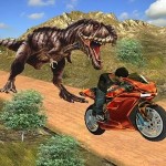 自転車レースディノ冒険3D。 GameCanvas