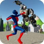 ストランジヒーロー対ロボットX Fun Action Apps