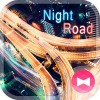 クール壁紙アイコン 高速道路の夜景 無料 +HOME by Ateam