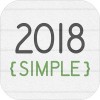 卓上カレンダー2018：シンプルカレンダー
「ウィジェット」 InitPlay