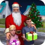 豊かなお父さんサンタ：楽しいクリスマスゲーム 3DeeSpace