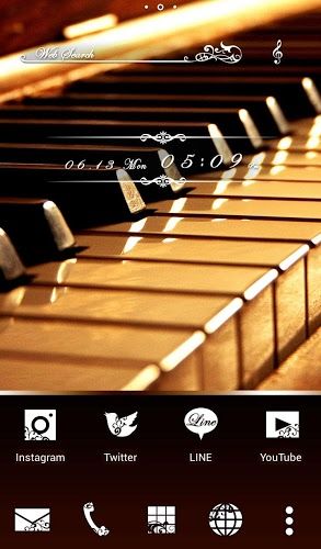クラシック ピアノ 壁紙きせかえ Home By Ateam アプリクエスト Android アプクエ