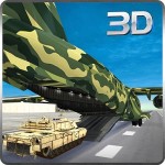 陸軍貨物飛行機空港3D Nation Games 3D