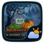 Halloween Weather Widget Theme GOLauncher EX