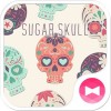 Sugar Skull 壁紙きせかえ +HOME by Ateam
