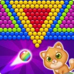 Bubble Shooter Cat Match 3 Bubble Games