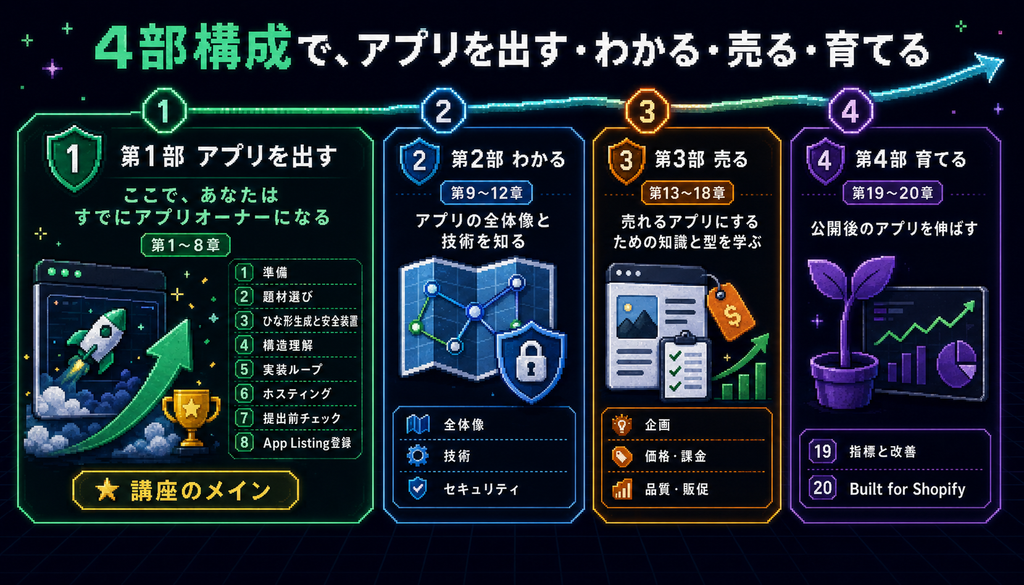 AIで作るShopifyパブリックアプリ開発 【最短でアプリオーナーに】 #AppQuest